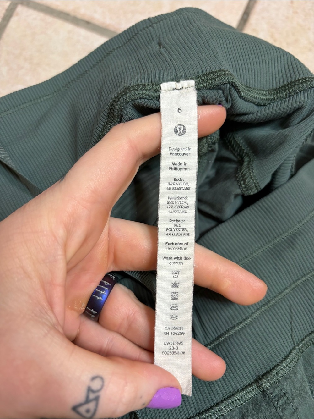 Lululemon Dance Studio Mid-Rise Jogger 29” Full Length (Dark Forest) Size 6 - Picture 5 of 10